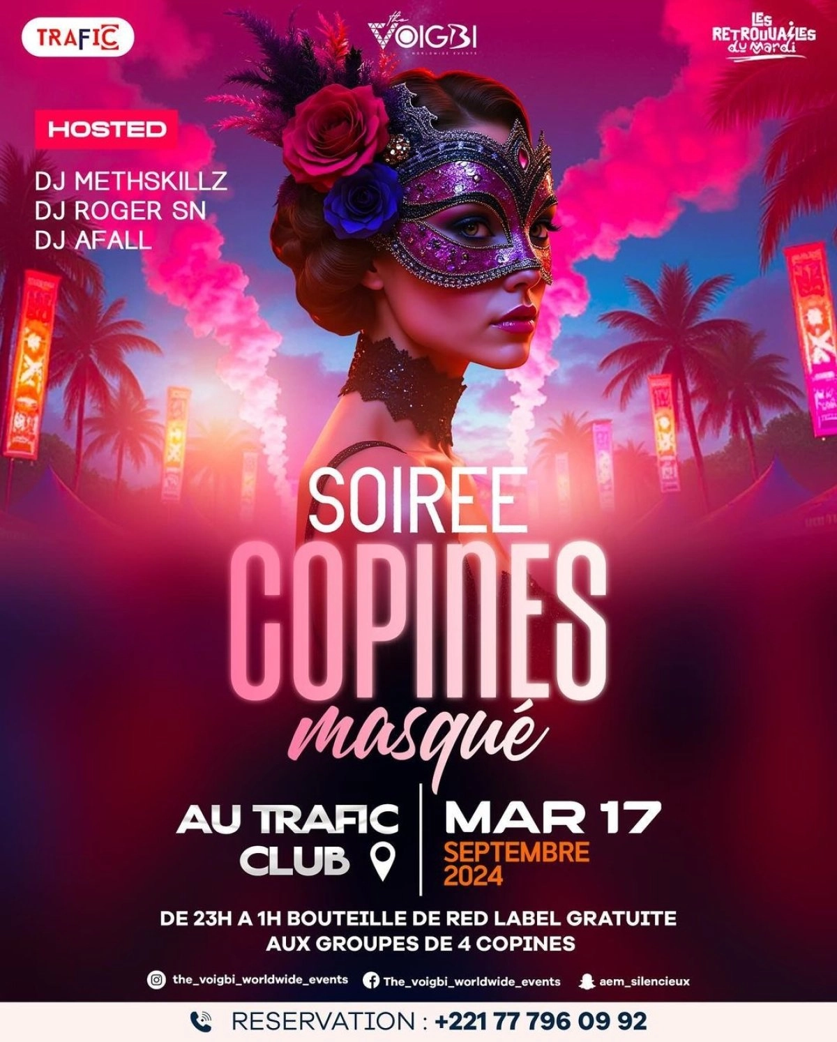 🎉Soirée Copines Masqué🎉