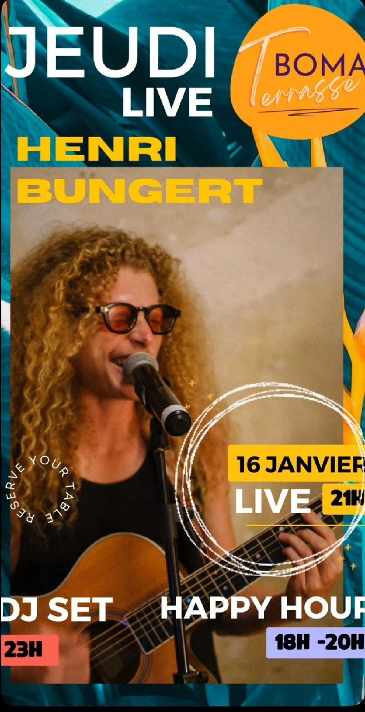 🎤 Jeudi Live Boma Terrasse 🎶