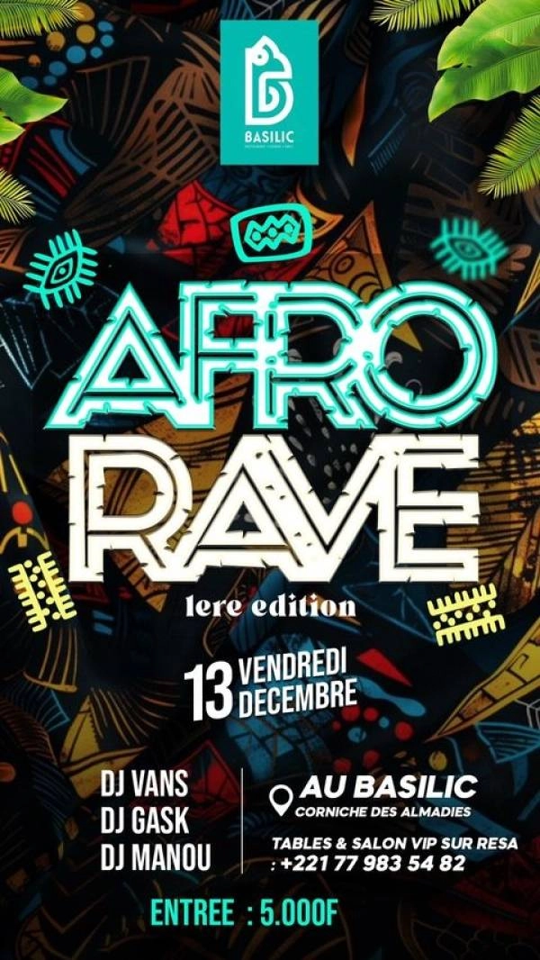 AFRO RAVE - 1ère ÉDITION